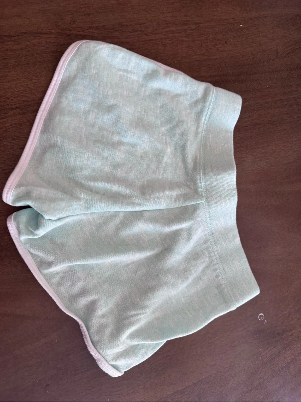 Justice Girls Active Cotton Shorts - Size 10 Logo Mint With White Stripe